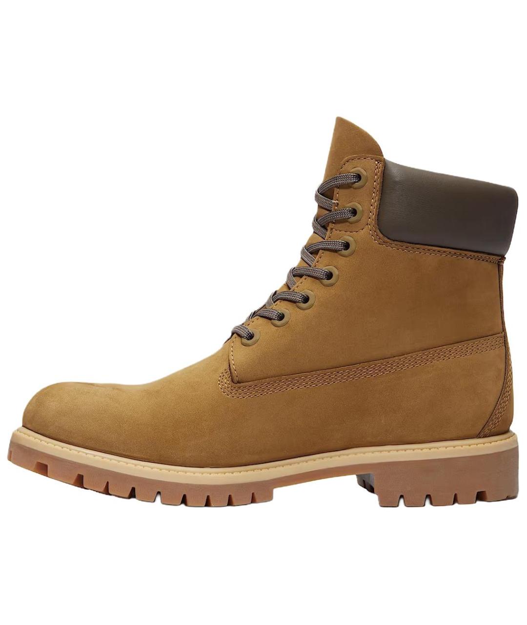 TIMBERLAND Коричневые нубуковые высокие ботинки, фото 3