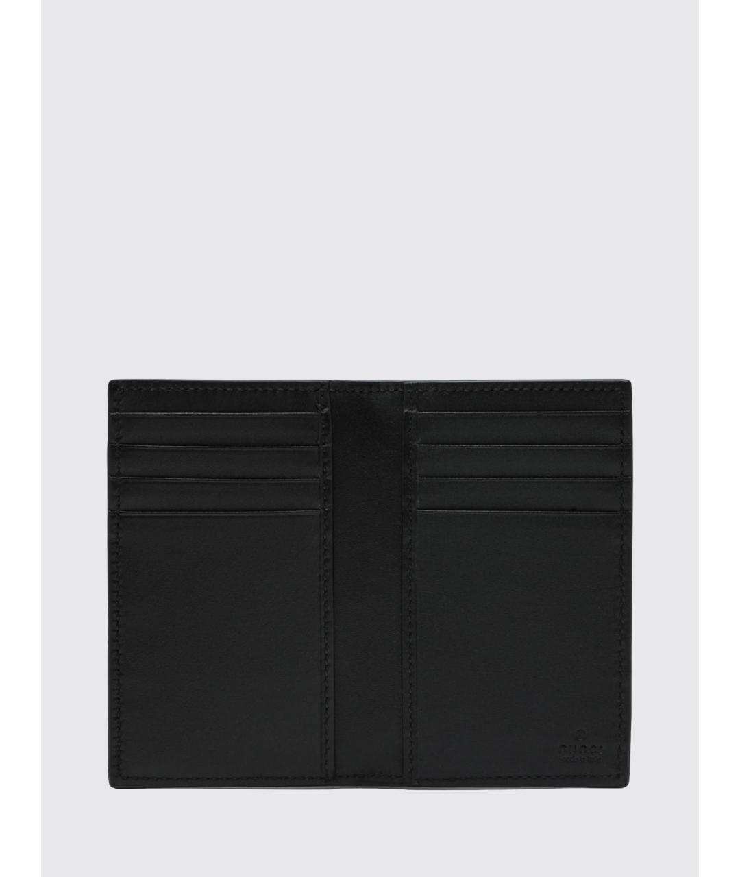 GUCCI Черный кожаный кошелек, фото 2
