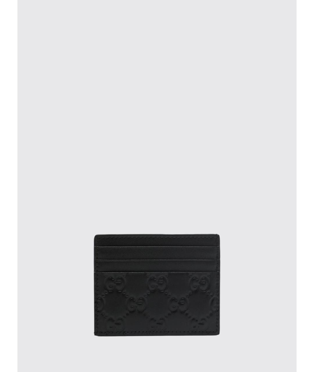GUCCI Черный кожаный кардхолдер, фото 2