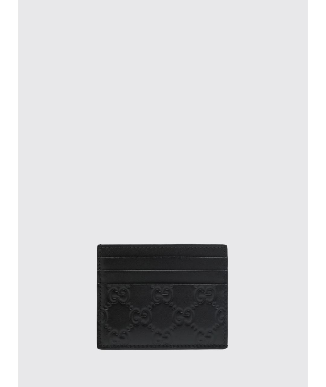 GUCCI Черный кожаный кардхолдер, фото 4