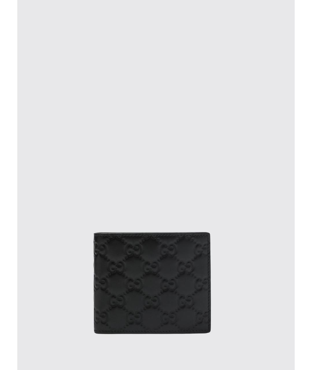 GUCCI Черный кожаный кошелек, фото 4