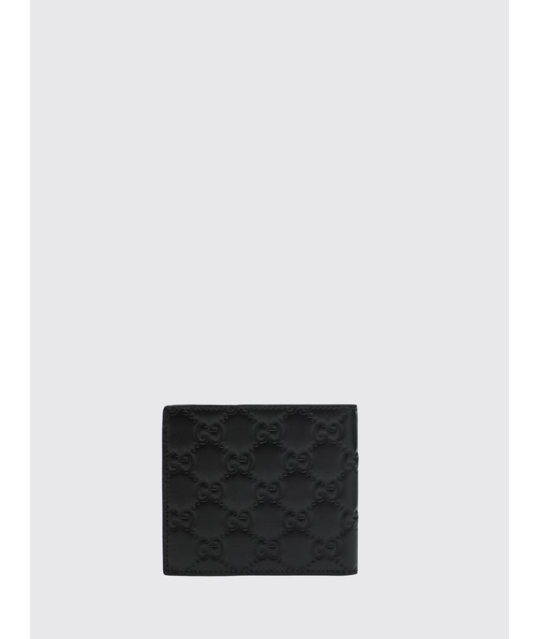 GUCCI Черный кожаный кошелек, фото 3