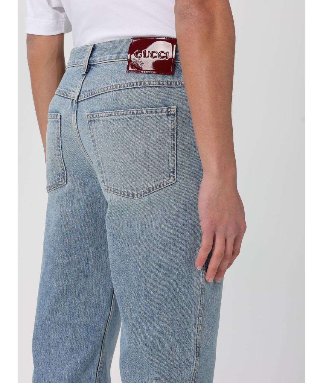 GUCCI Прямые джинсы, фото 4