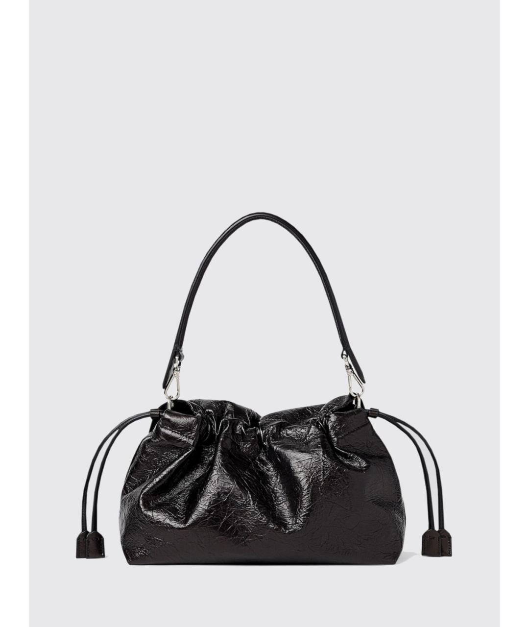 FENDI Черная кожаная сумка через плечо, фото 2