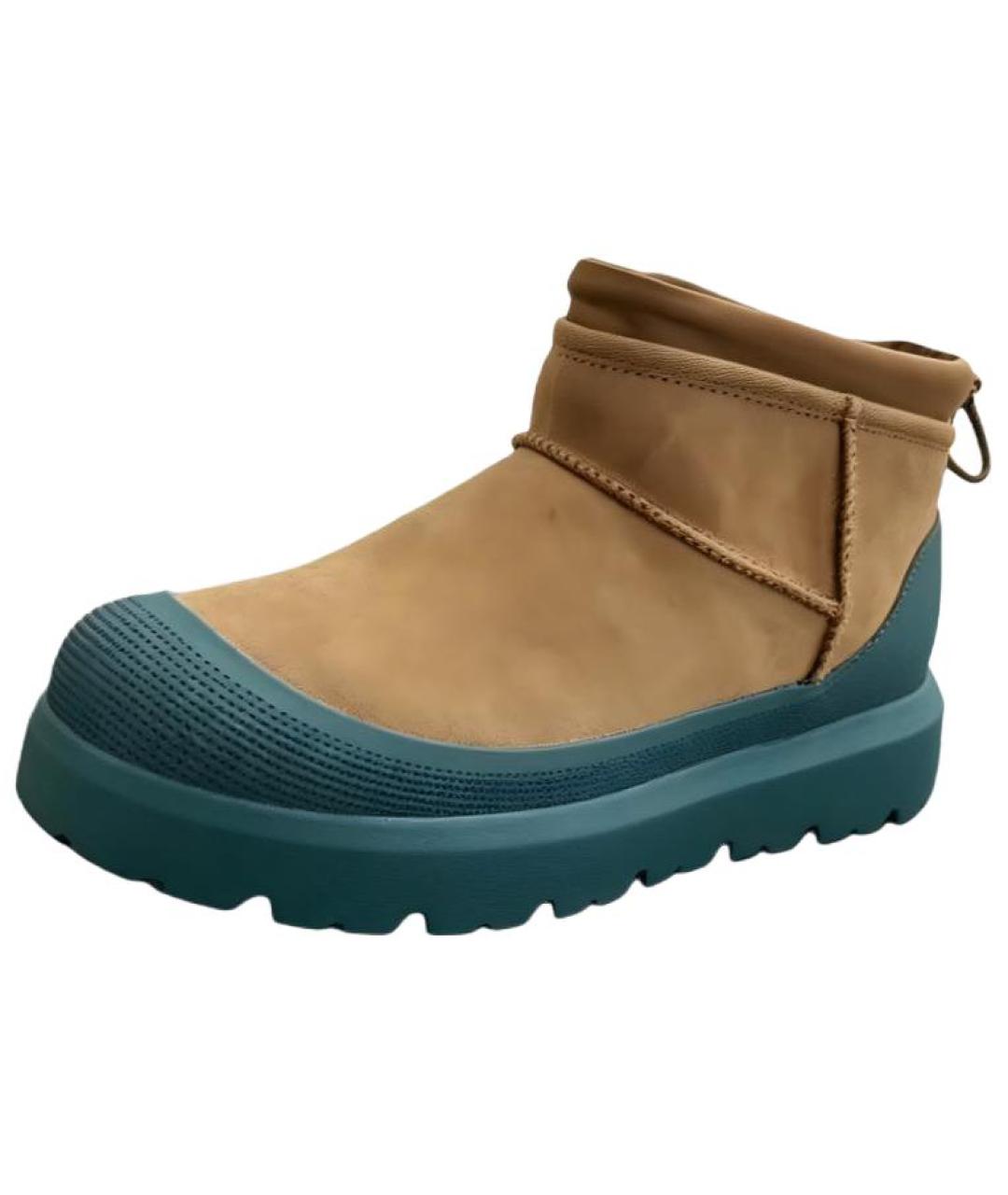 UGG Коричневые высокие ботинки, фото 3