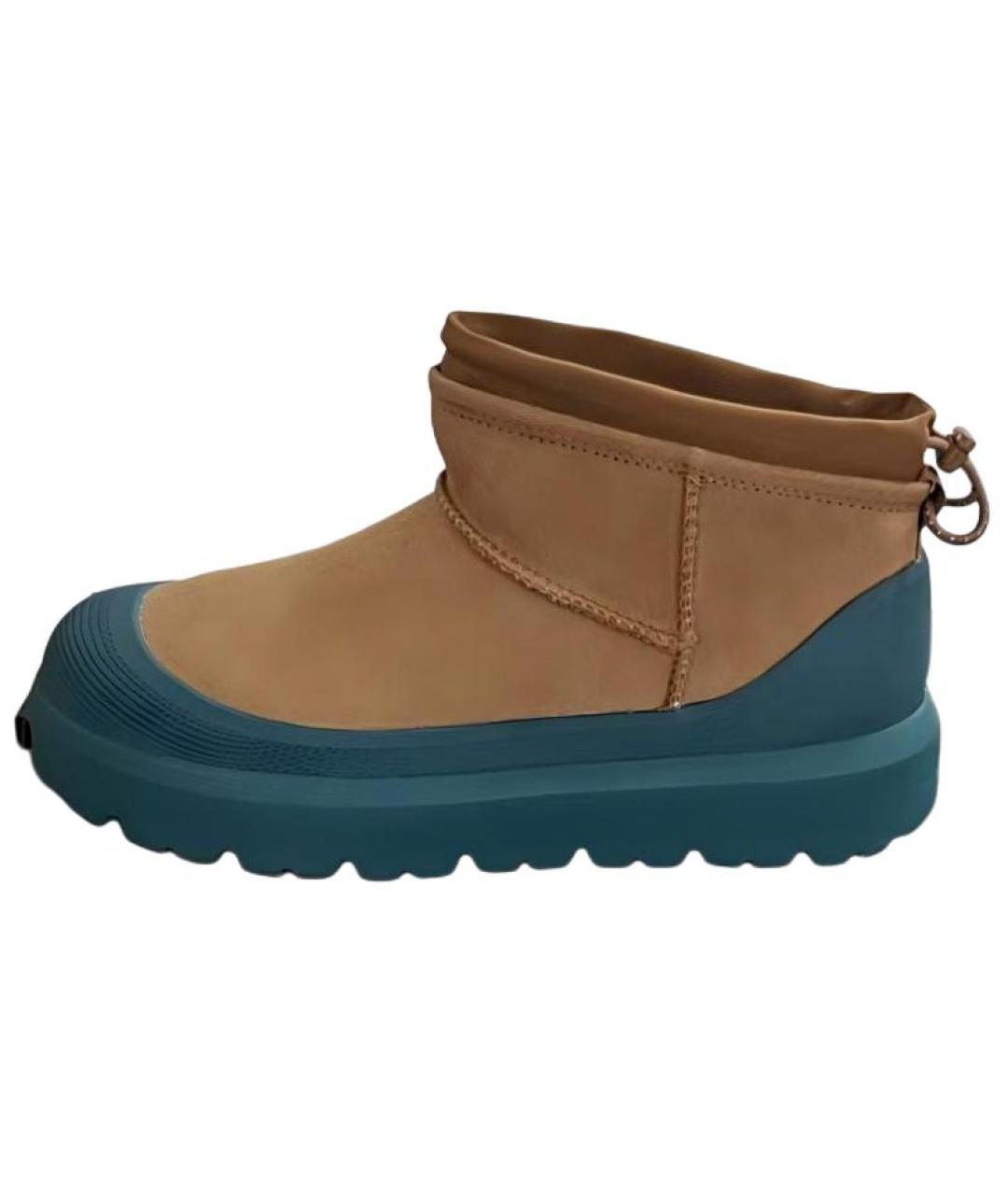 UGG Коричневые высокие ботинки, фото 2