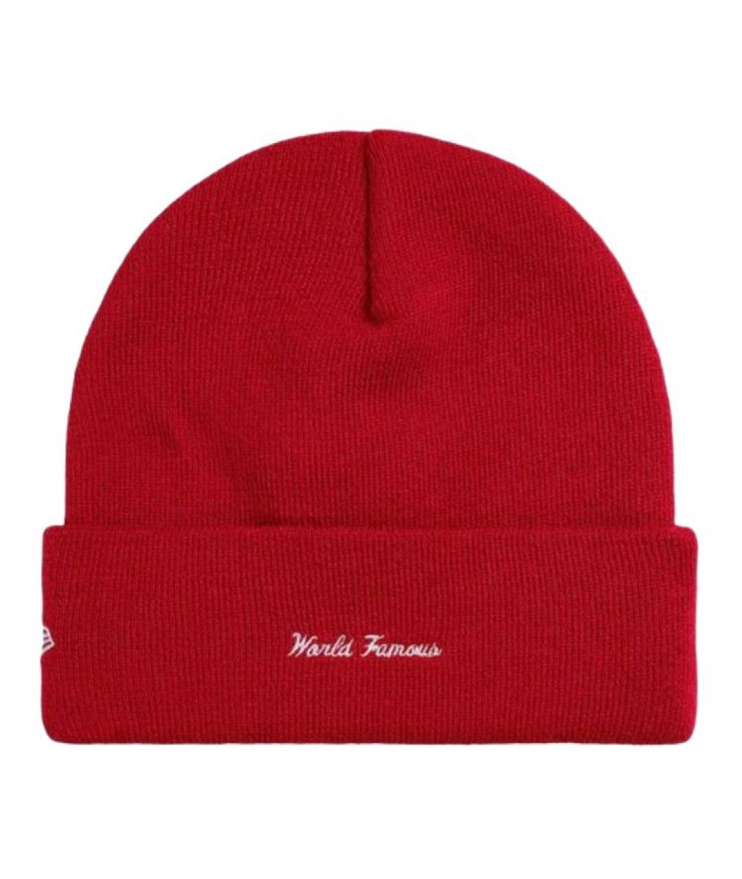 SUPREME Красная шапка, фото 2