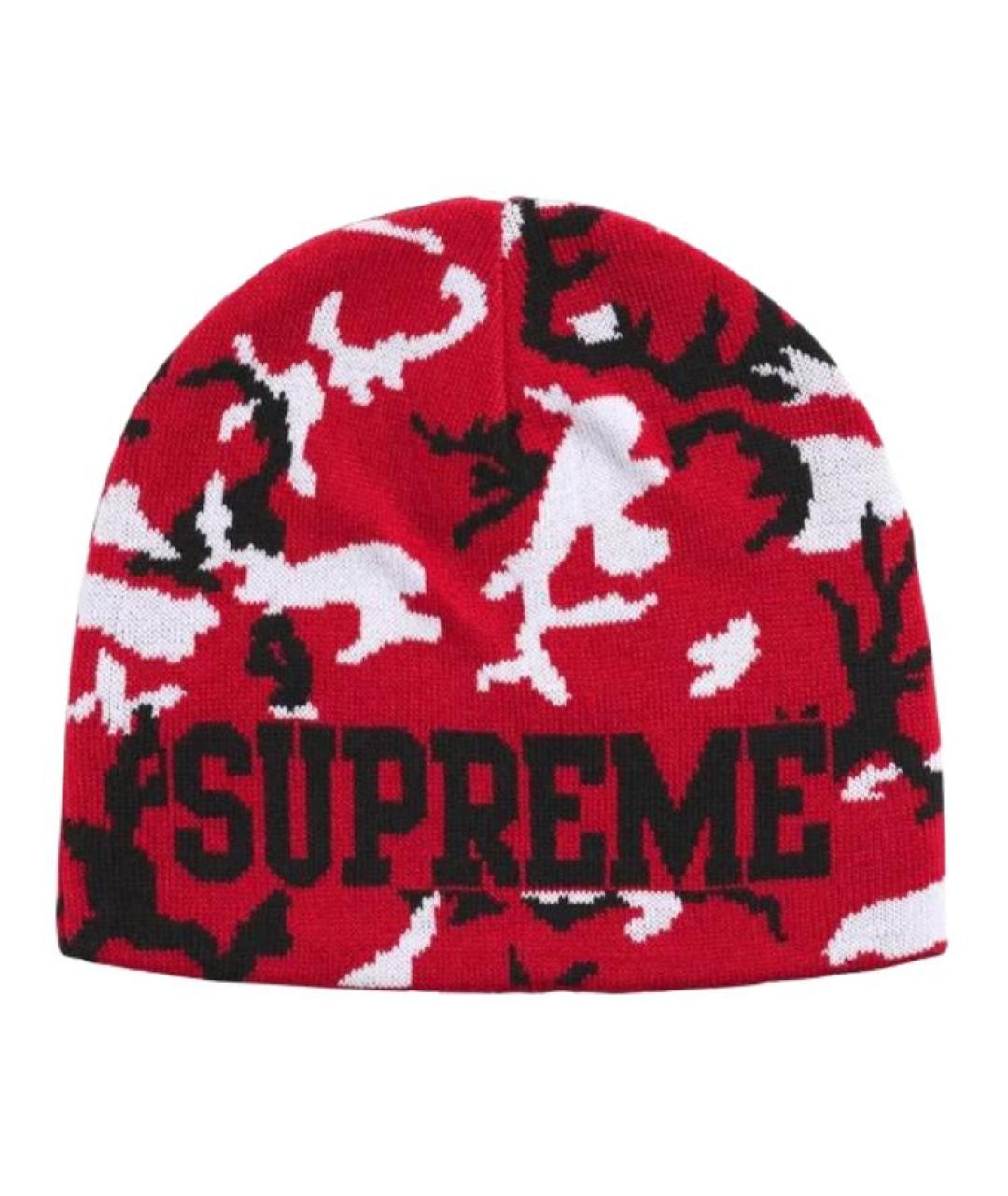 SUPREME Красная шапка, фото 1