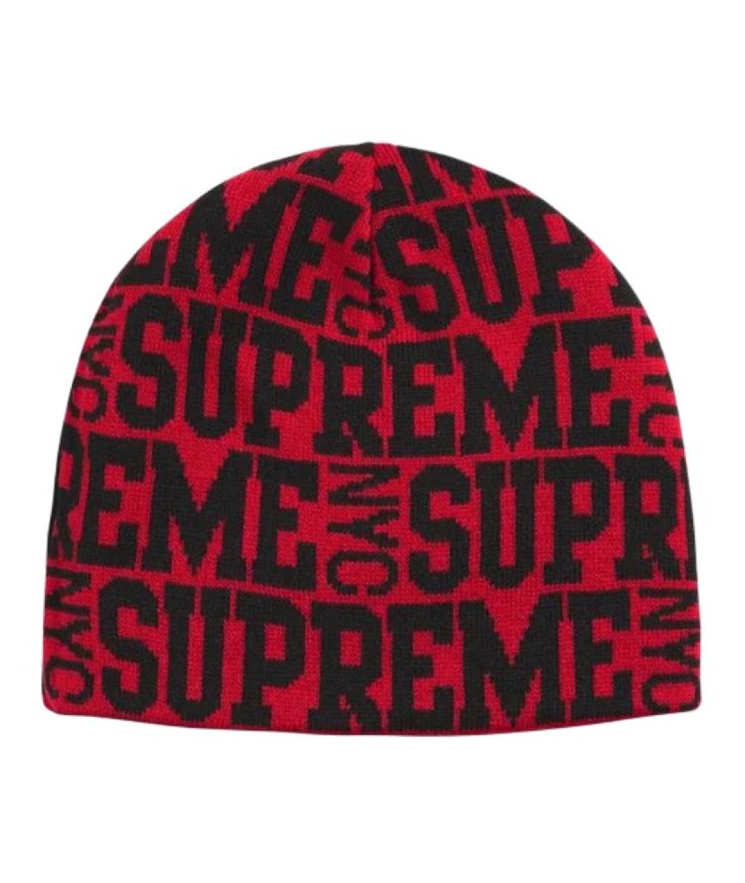 SUPREME Красная шапка, фото 3