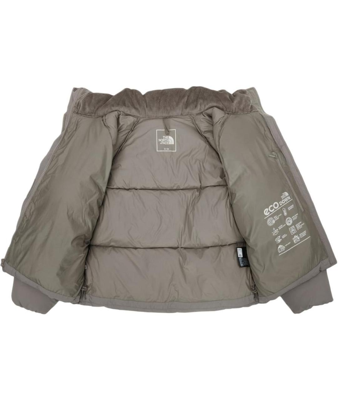 THE NORTH FACE Бежевый пуховик, фото 3
