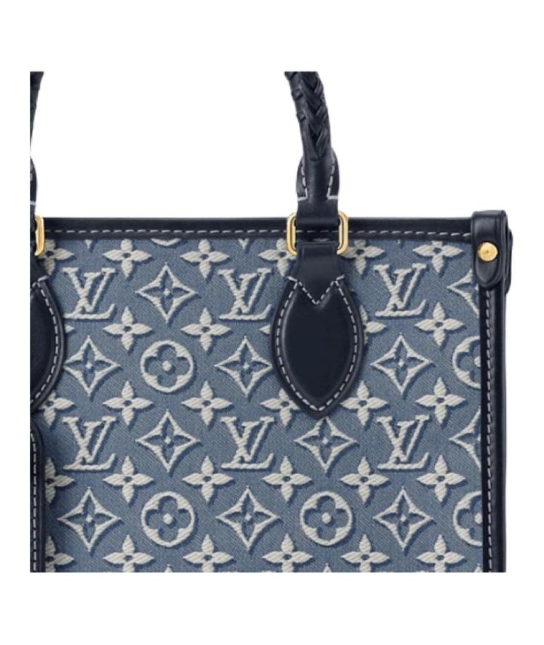LOUIS VUITTON Синяя сумка через плечо, фото 3
