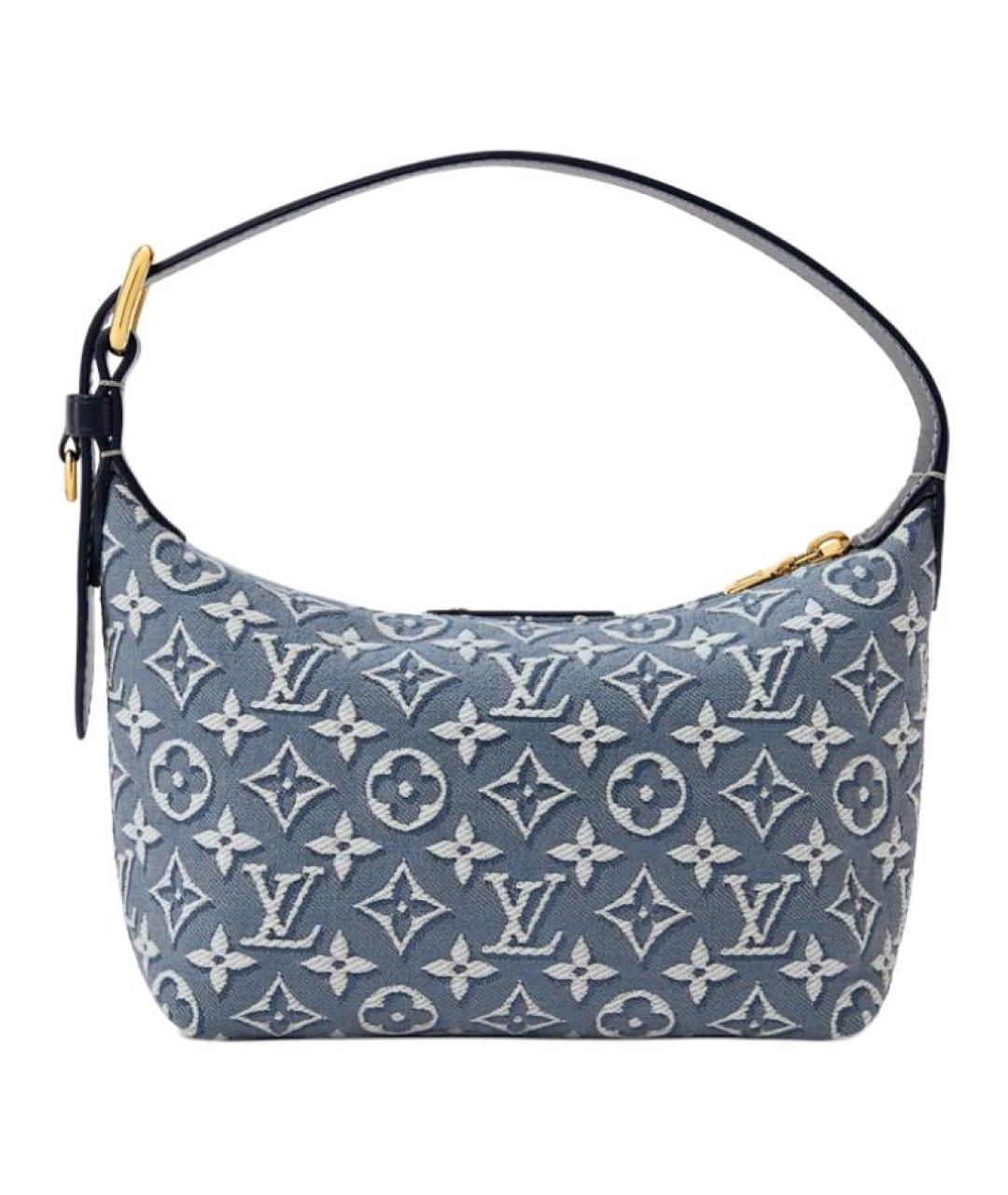 LOUIS VUITTON Синяя деним сумка через плечо, фото 3