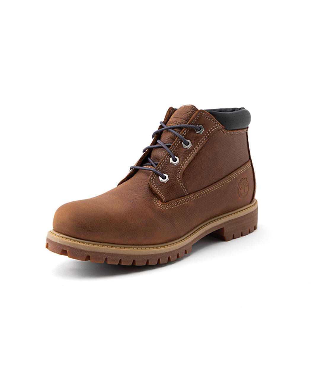 TIMBERLAND Красные кожаные высокие ботинки, фото 4
