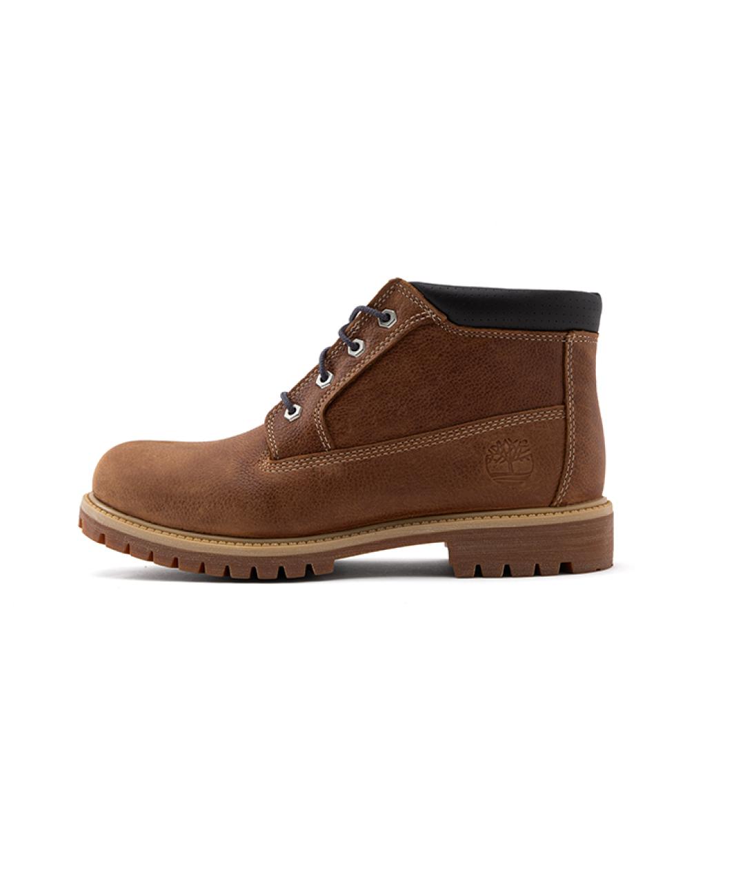 TIMBERLAND Красные кожаные высокие ботинки, фото 2