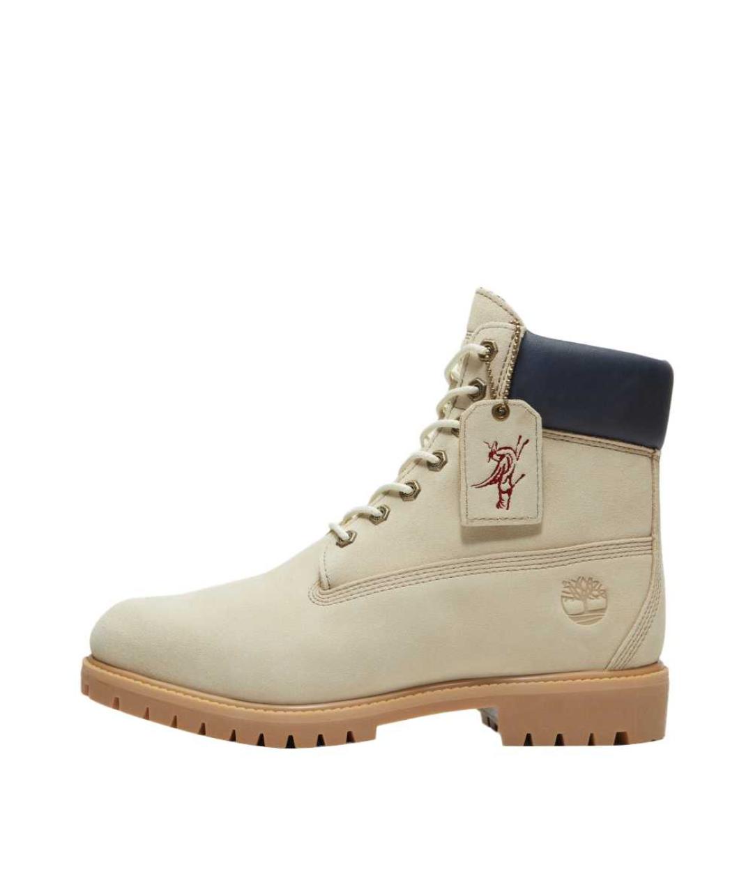 TIMBERLAND Бежевые кожаные ботинки, фото 2