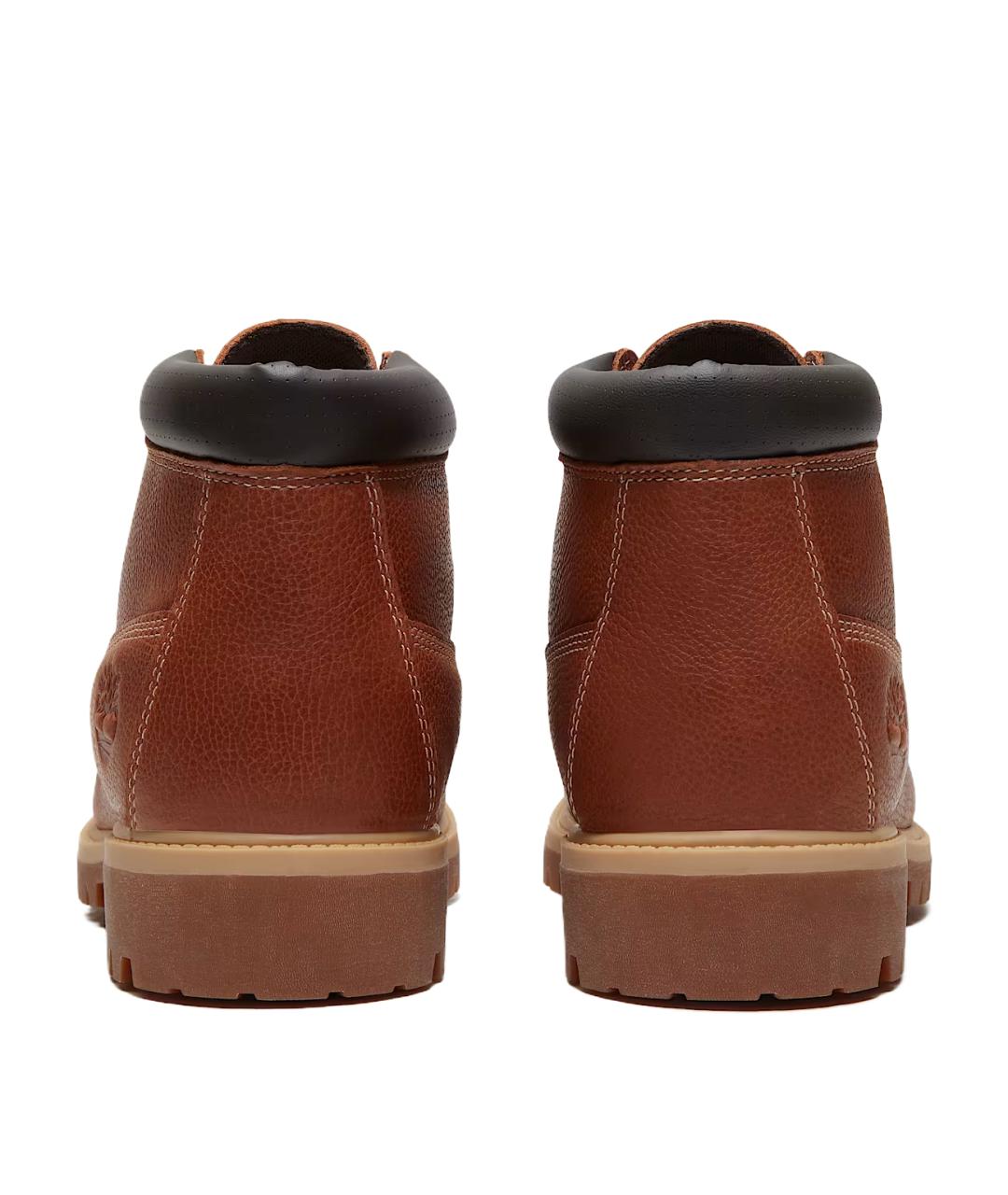 TIMBERLAND Коричневые кожаные высокие ботинки, фото 5