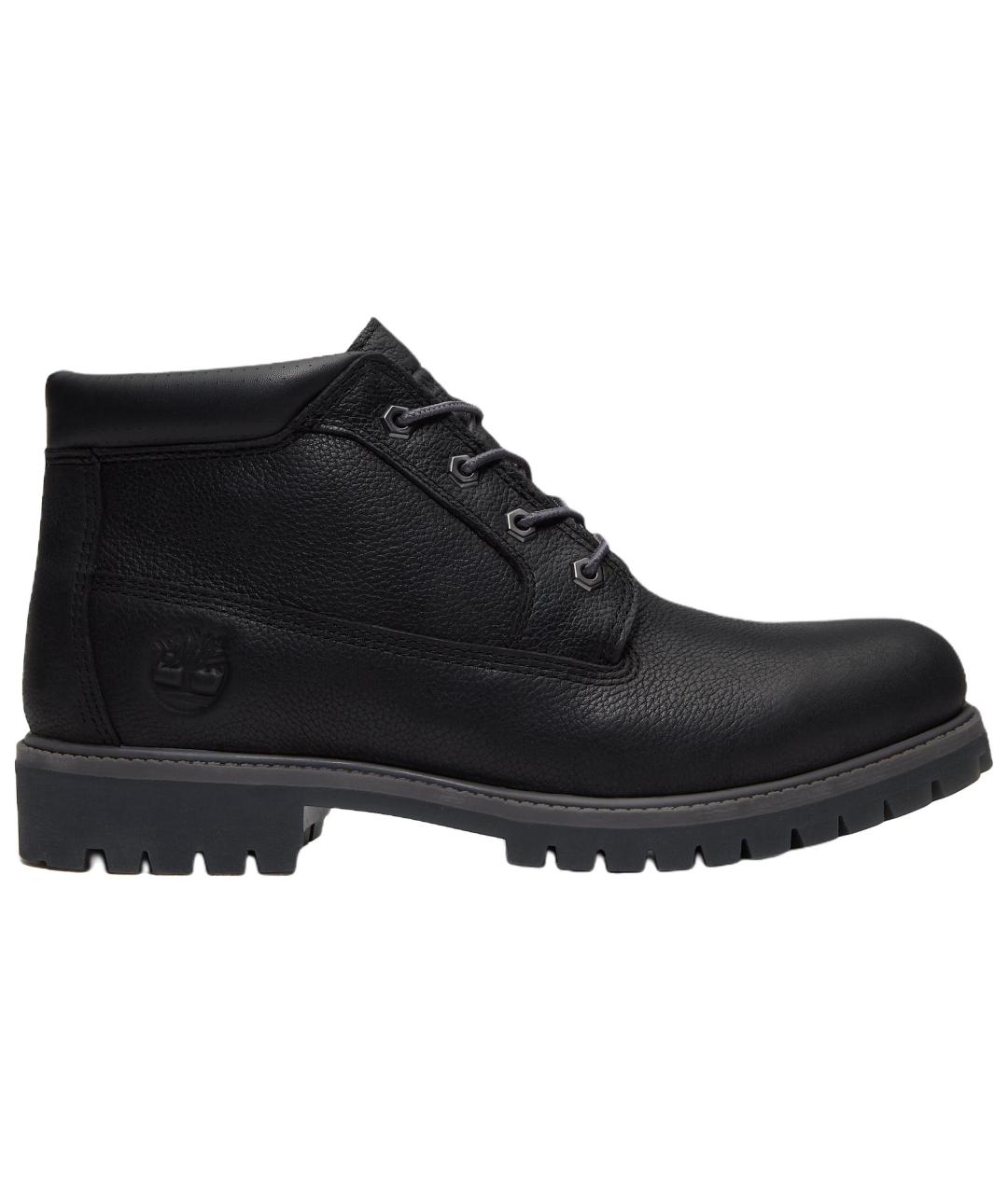 TIMBERLAND Черные кожаные высокие ботинки, фото 1