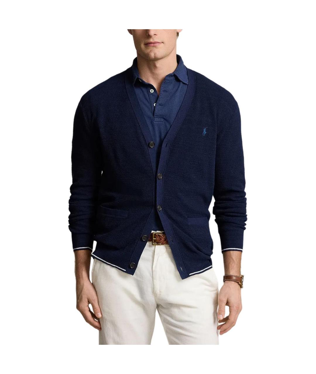 POLO RALPH LAUREN Синий кардиган, фото 3