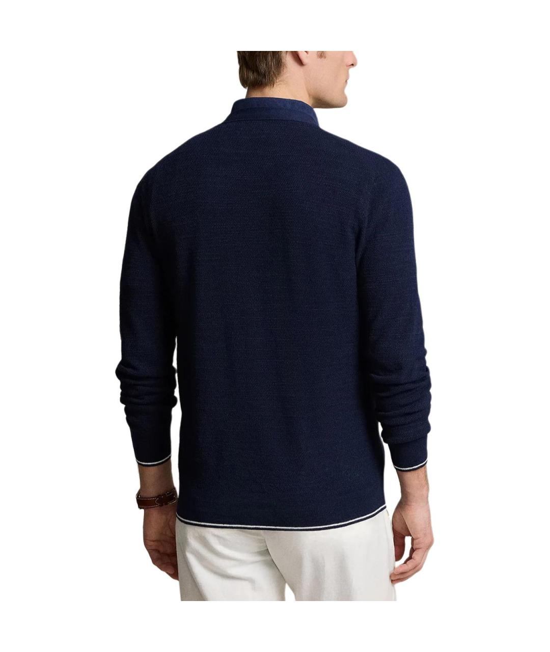 POLO RALPH LAUREN Синий кардиган, фото 4