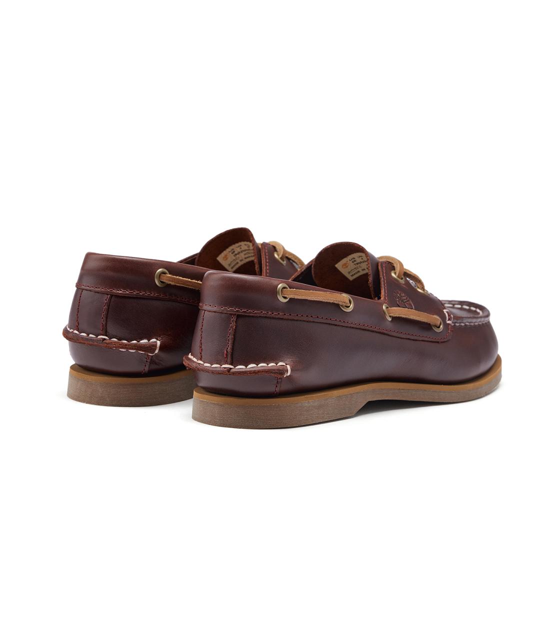 TIMBERLAND Бордовые кожаные лоферы, фото 5