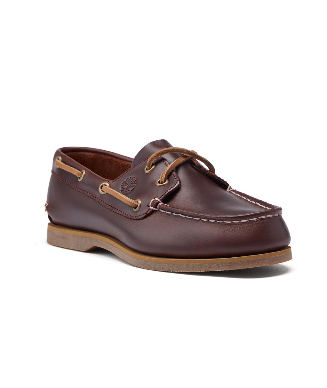 TIMBERLAND Бордовые кожаные лоферы, фото 3