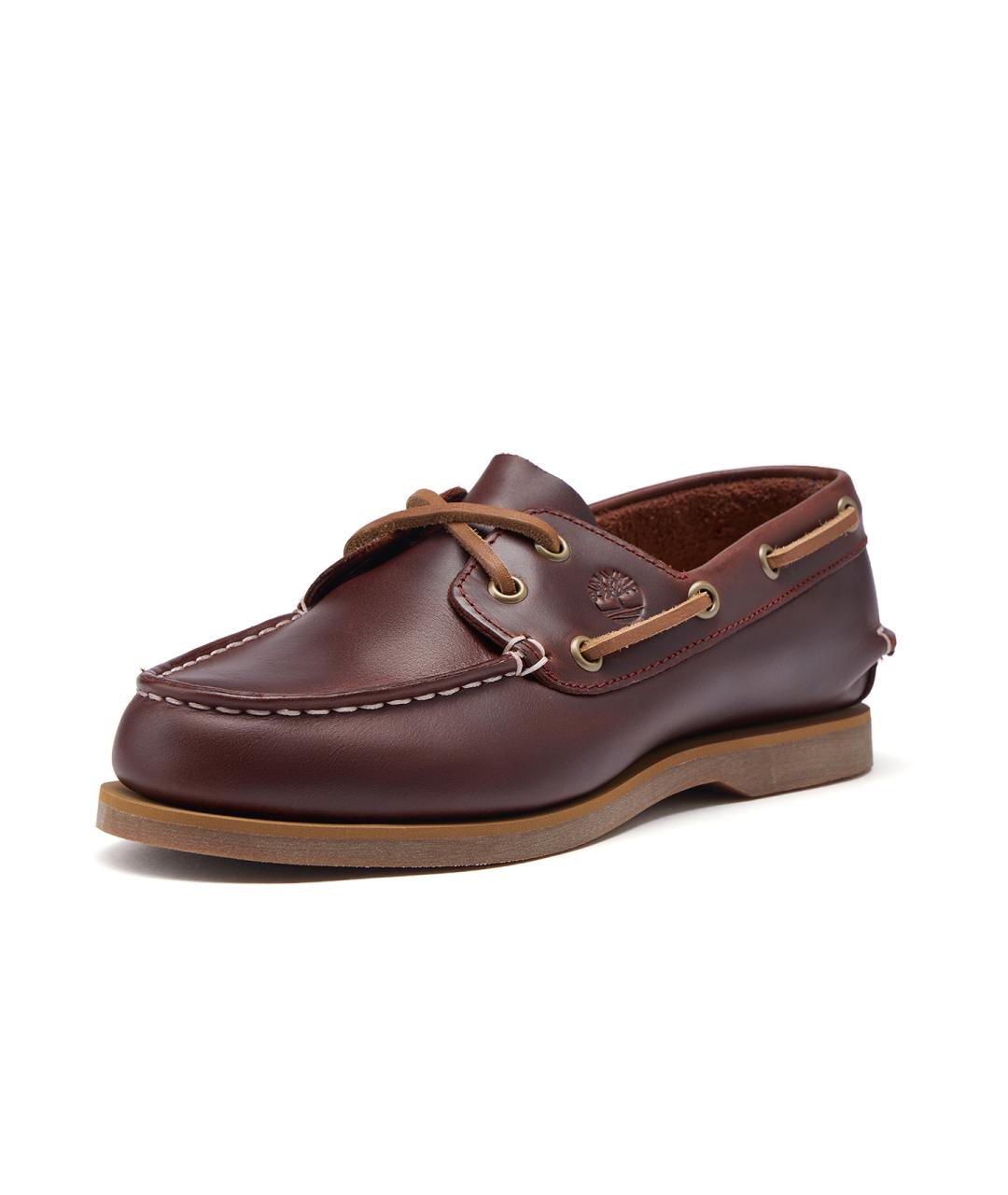 TIMBERLAND Бордовые кожаные лоферы, фото 4