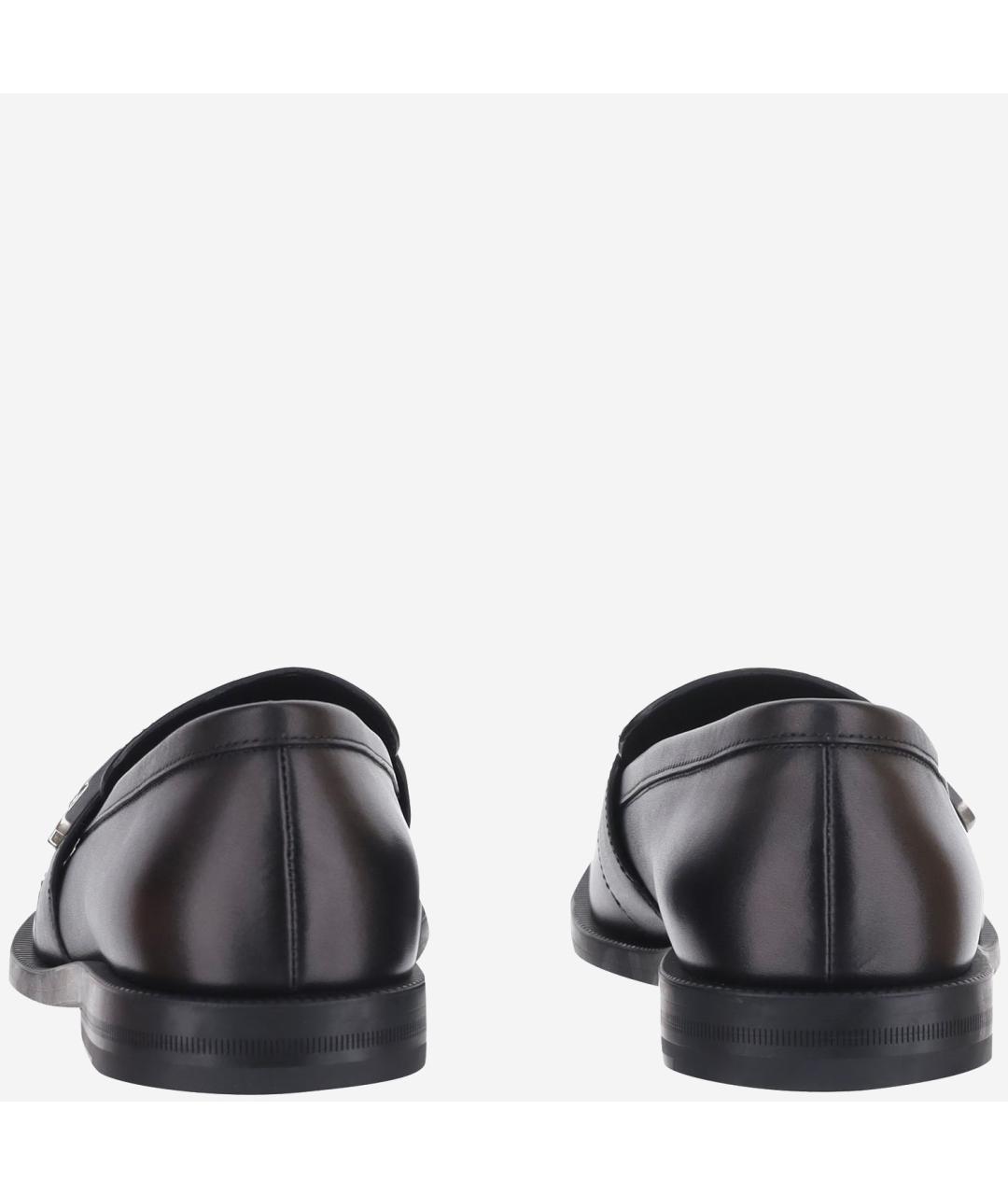 GUCCI Черные кожаные лоферы, фото 4