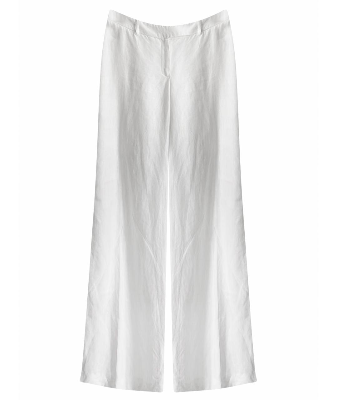 MICHAEL KORS Белые льняные брюки широкие, фото 1