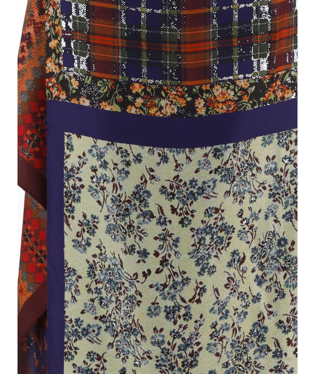 DRIES VAN NOTEN Мульти шелковая юбка миди, фото 3