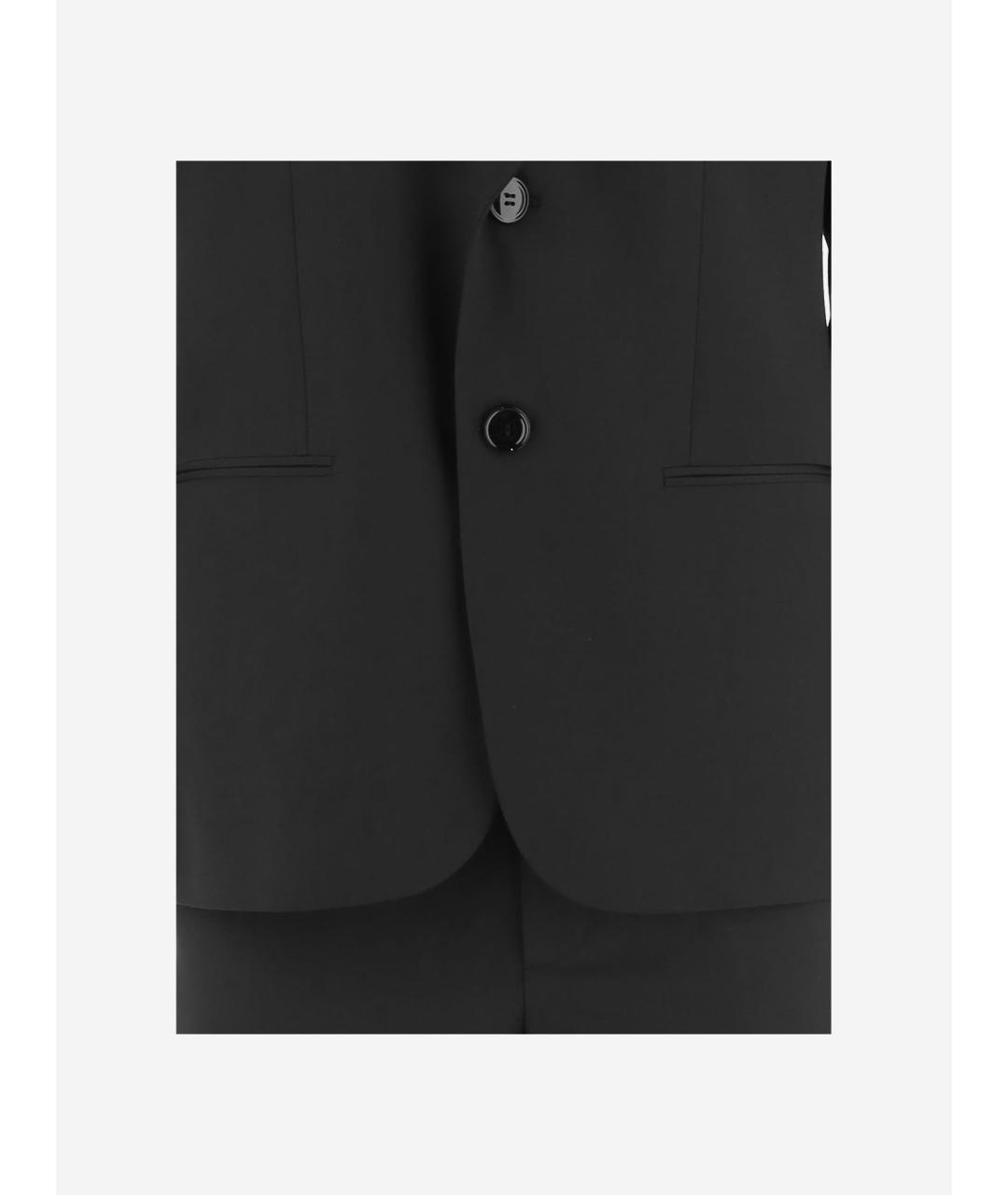 GIORGIO ARMANI Черный классический костюм, фото 3