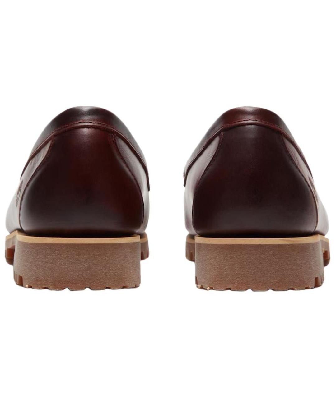 TIMBERLAND Бордовые кожаные лоферы, фото 5
