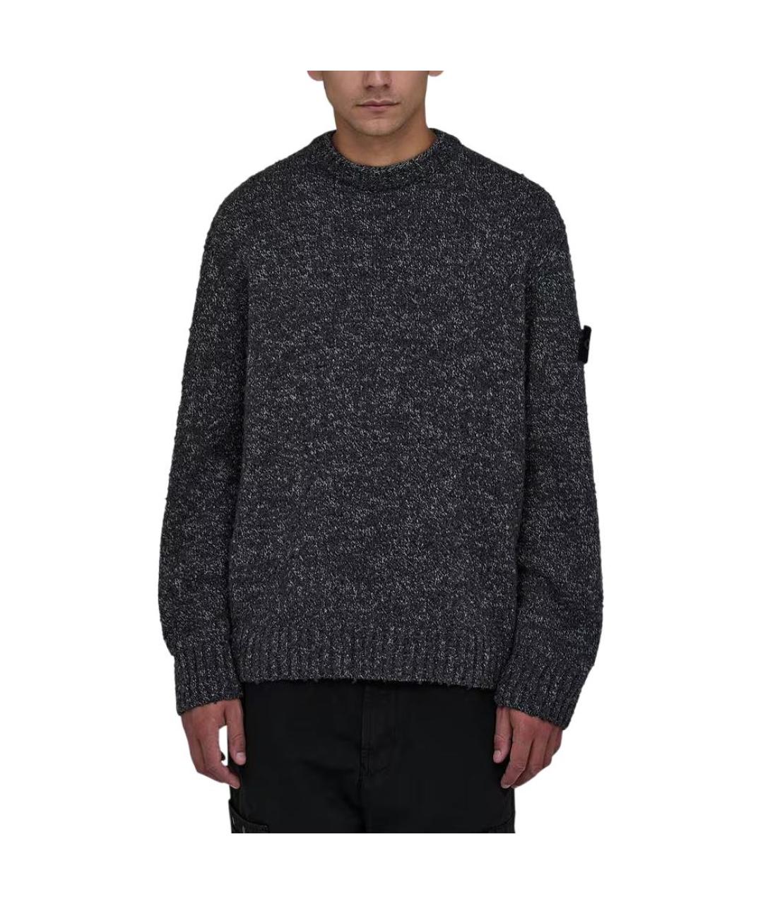 STONE ISLAND Серый джемпер / свитер, фото 6