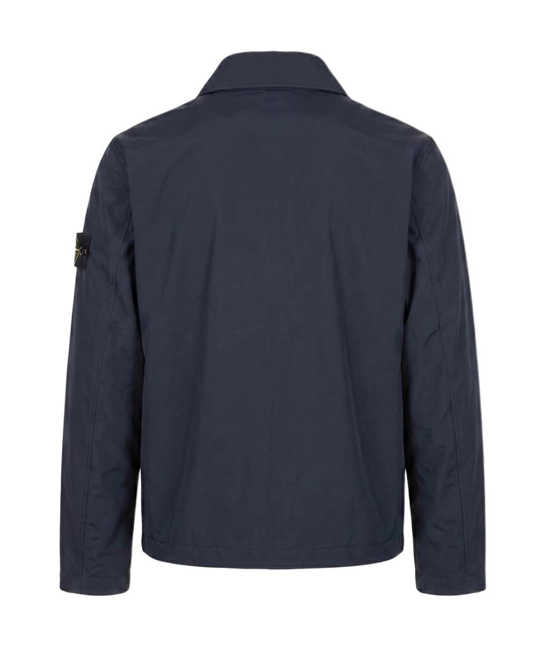 STONE ISLAND Темно-синяя куртка, фото 2
