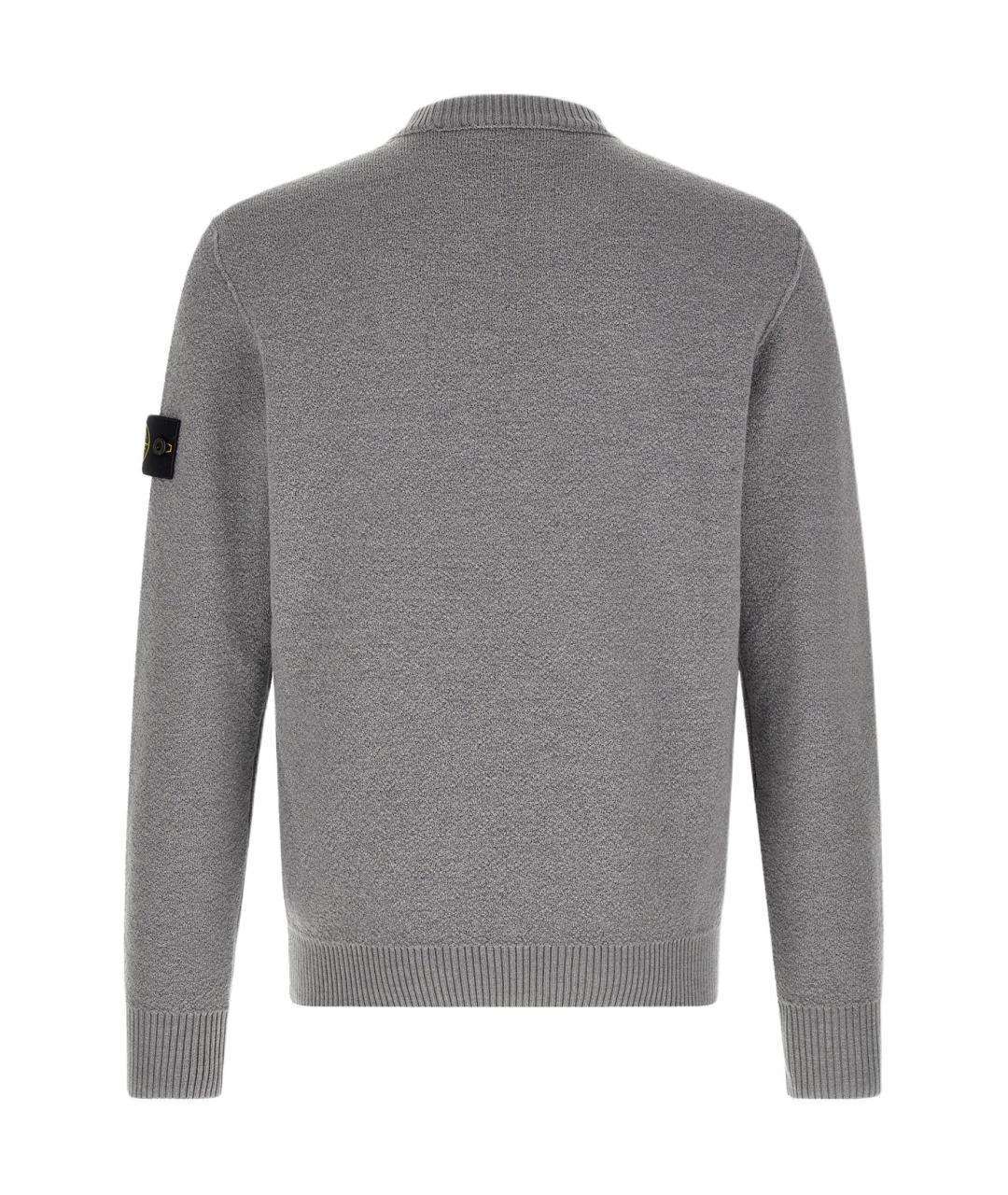 STONE ISLAND Серый джемпер / свитер, фото 2