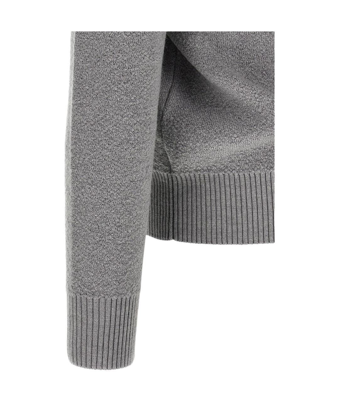 STONE ISLAND Серый джемпер / свитер, фото 4