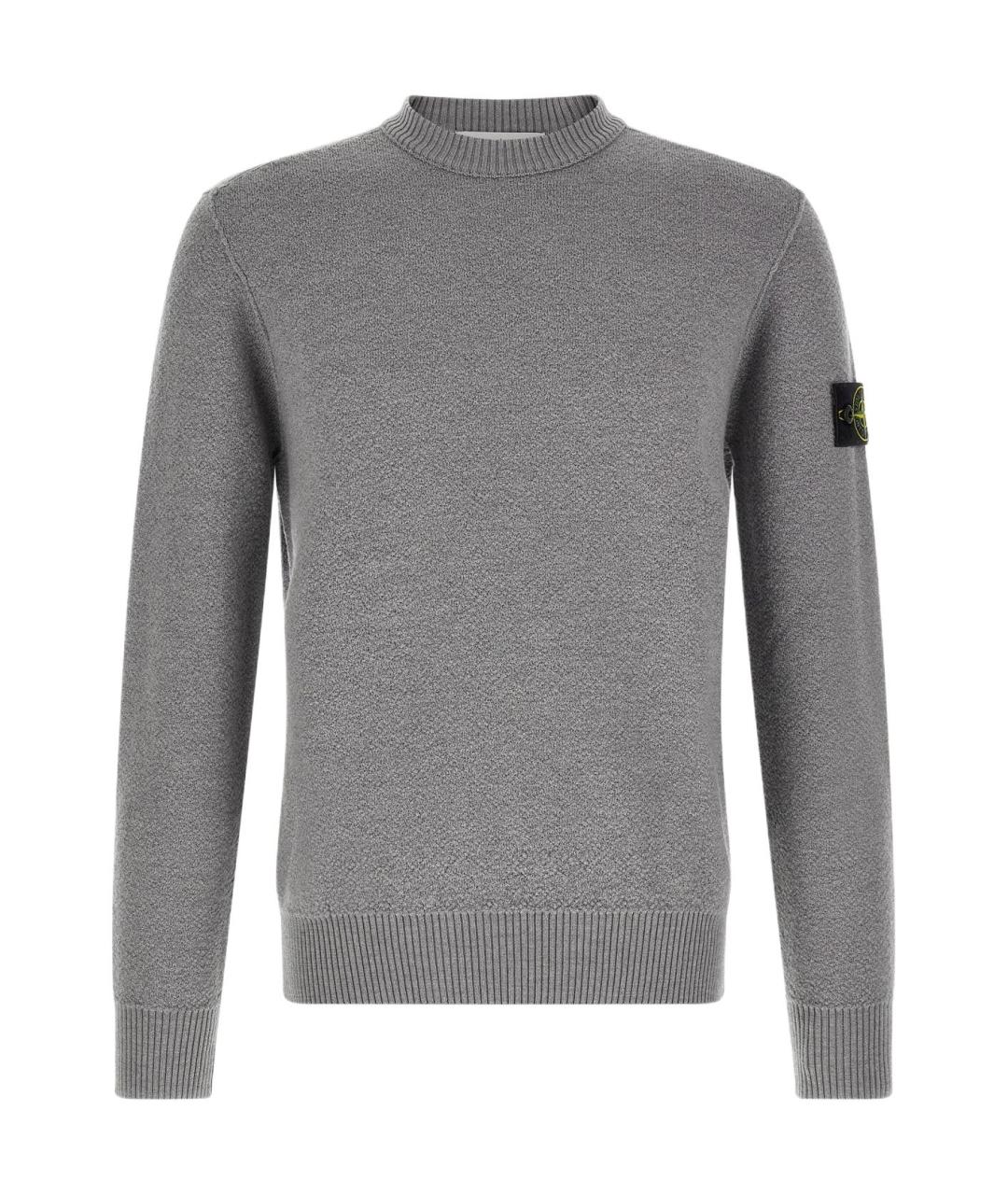 STONE ISLAND Серый джемпер / свитер, фото 1