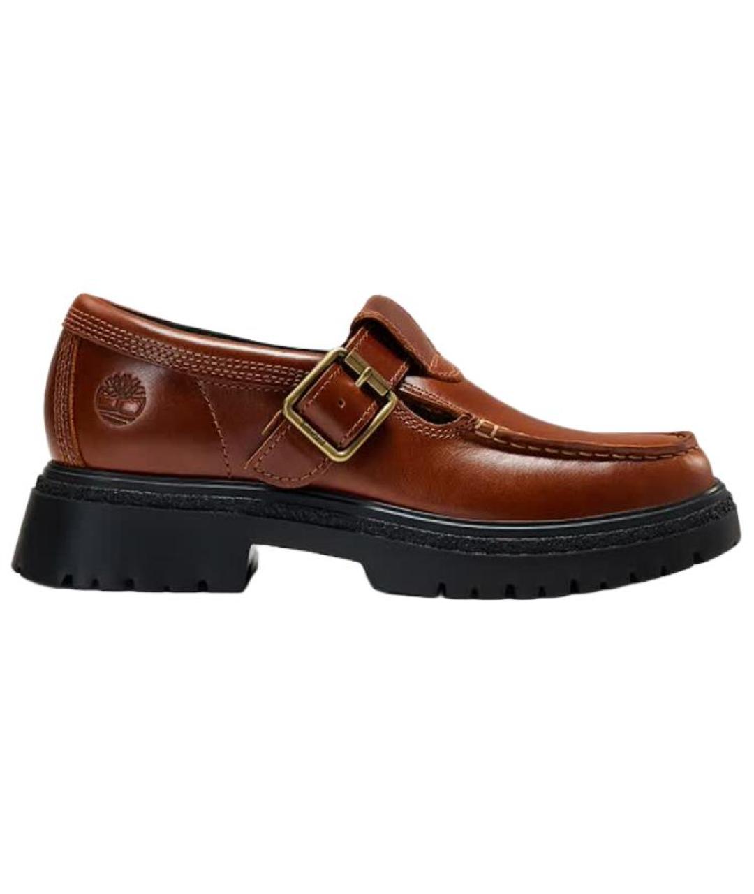 TIMBERLAND Красные кожаные лоферы, фото 1