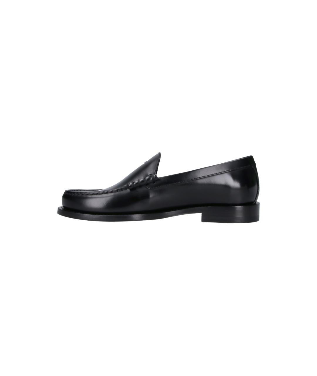 CELINE Черные кожаные лоферы, фото 3