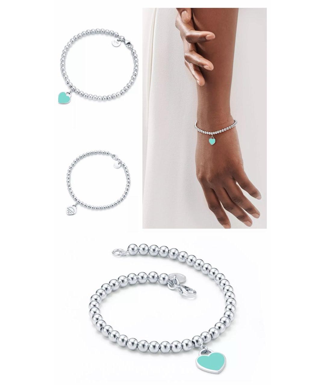 TIFFANY&CO Серебряный серебряный браслет, фото 2