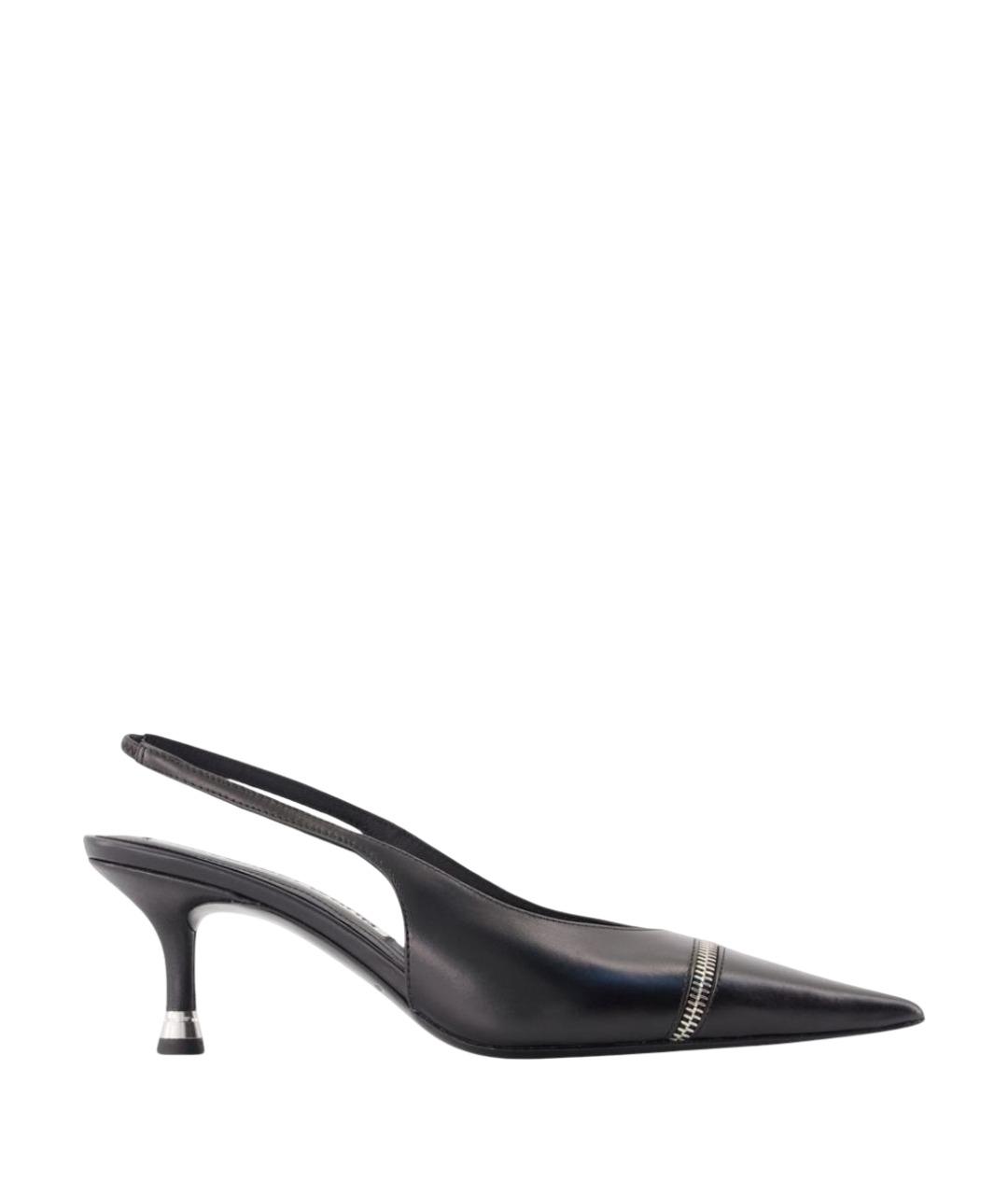 ALEXANDER WANG Черные кожаные туфли, фото 1
