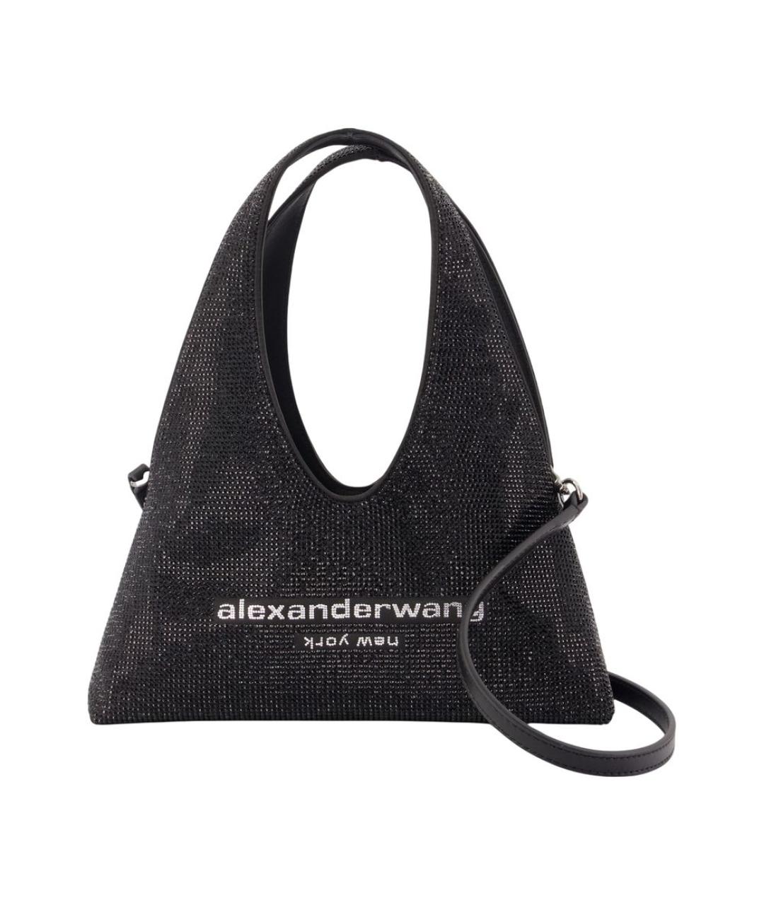 ALEXANDER WANG Черная синтетическая сумка через плечо, фото 3