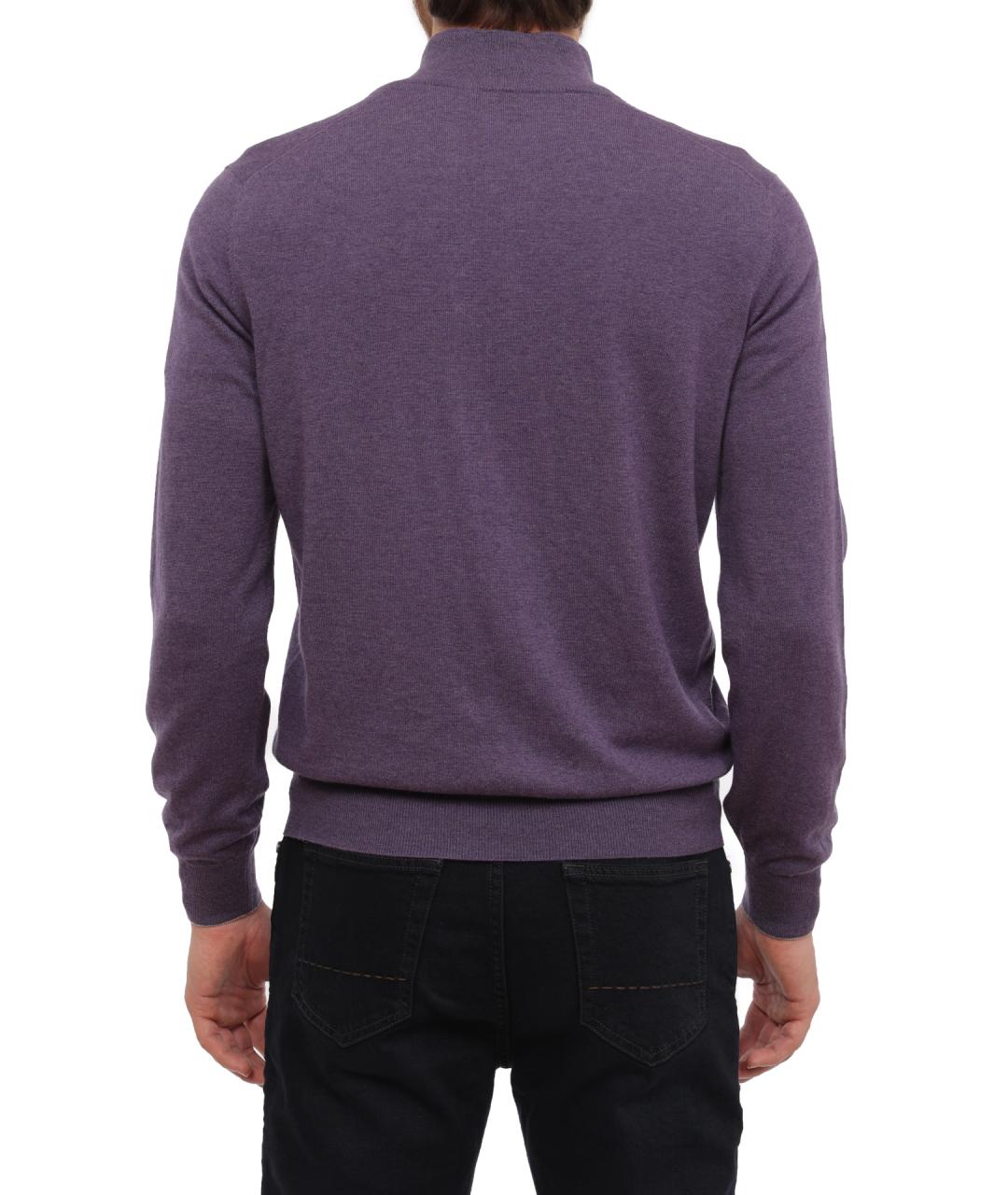 BRUNELLO CUCINELLI Фиолетовый кашемировый джемпер / свитер, фото 2