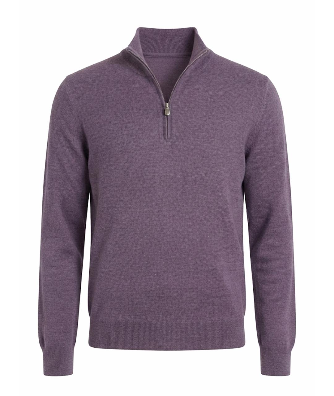 BRUNELLO CUCINELLI Фиолетовый кашемировый джемпер / свитер, фото 6