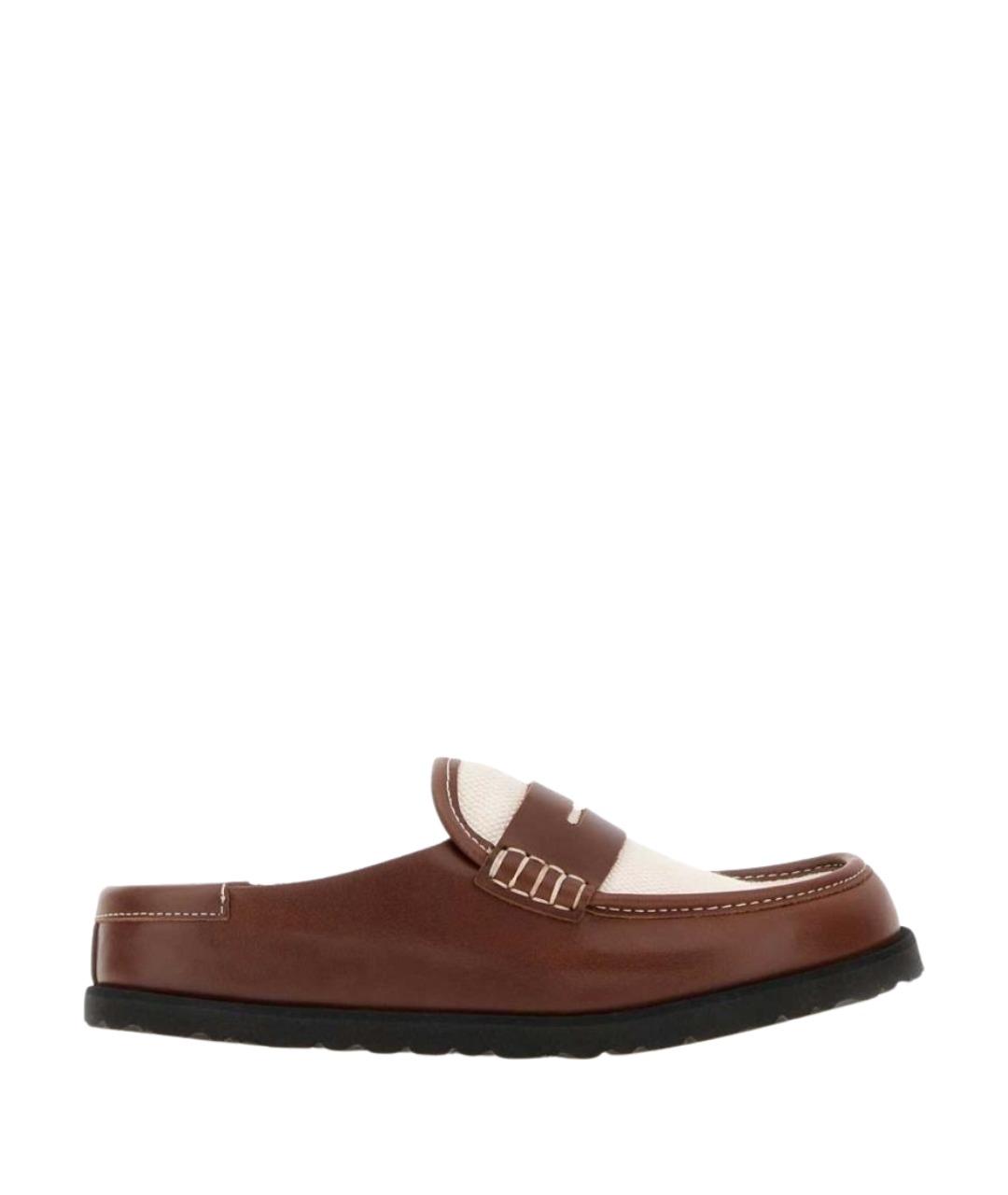 BIRKENSTOCK Мульти кожаные мюли, фото 1