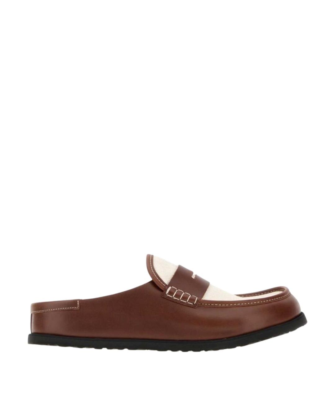 BIRKENSTOCK Мульти кожаные шлепанцы, фото 1