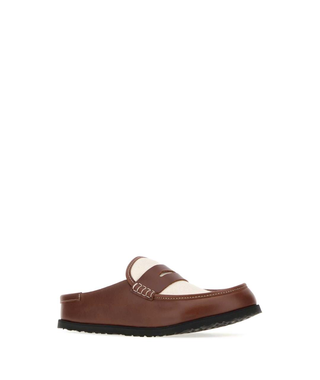 BIRKENSTOCK Мульти кожаные шлепанцы, фото 2