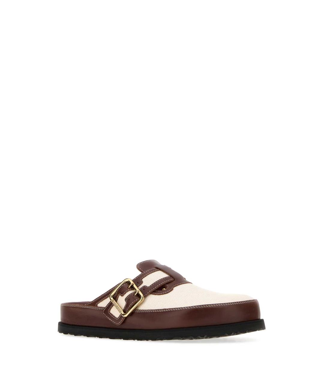 BIRKENSTOCK Мульти кожаные шлепанцы, фото 2