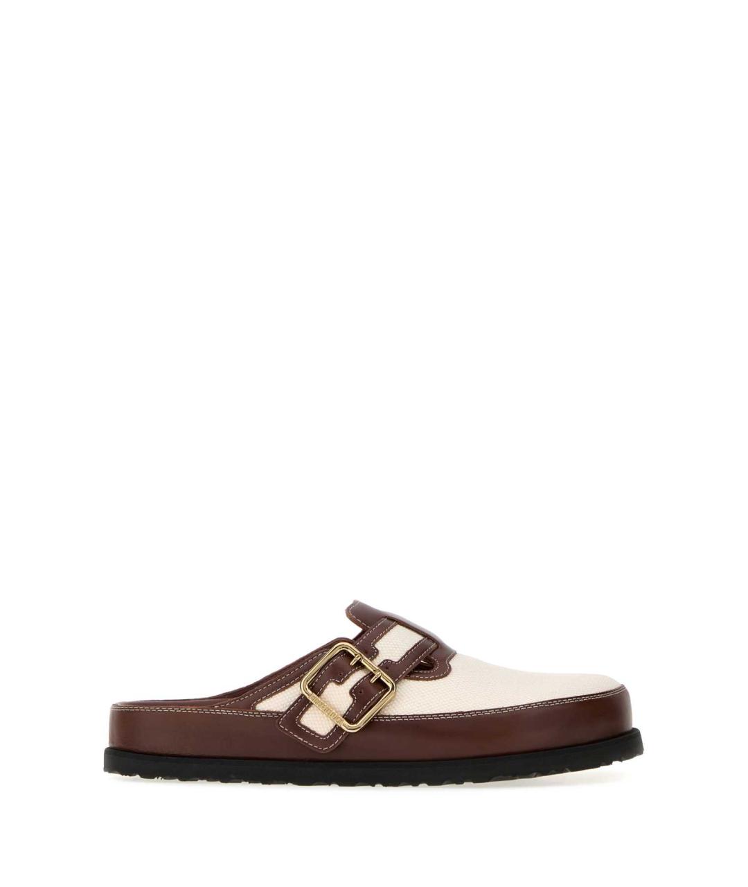 BIRKENSTOCK Мульти кожаные шлепанцы, фото 3