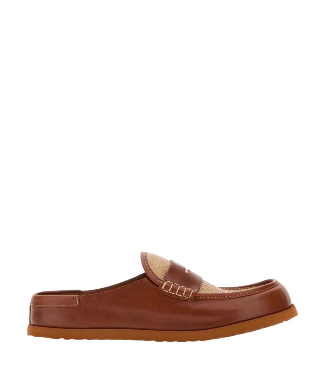 BIRKENSTOCK Мульти кожаные шлепанцы, фото 1