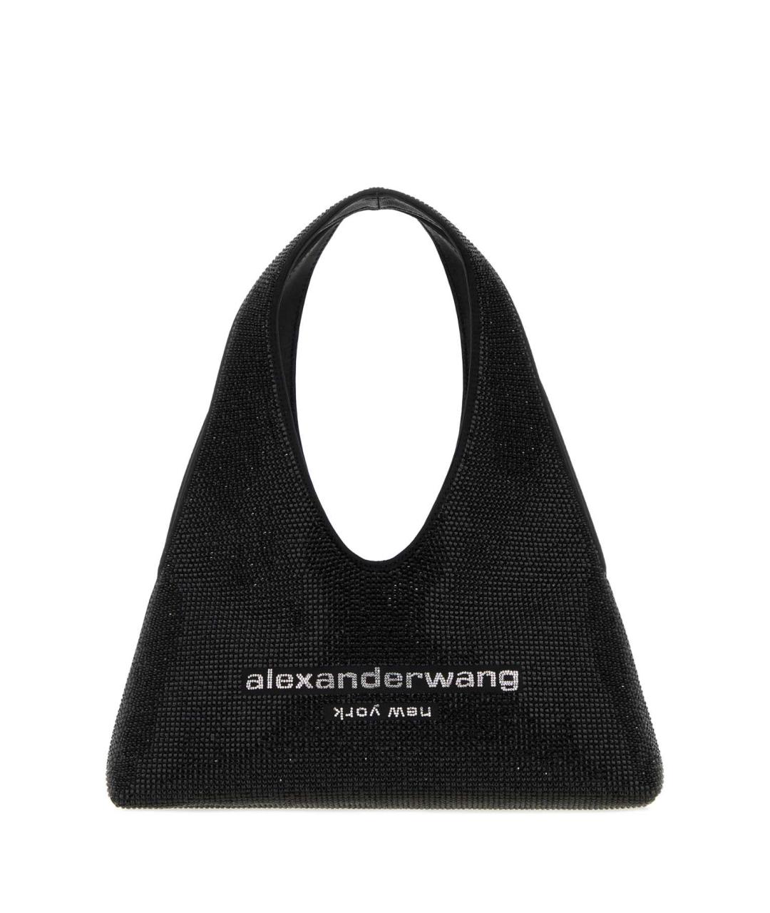 ALEXANDER WANG Черная тканевая сумка с короткими ручками, фото 1